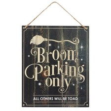 Broom Parking Only Hanging MDF