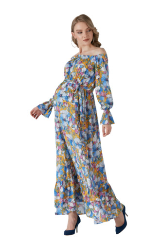 Flowers abito premaman - ,