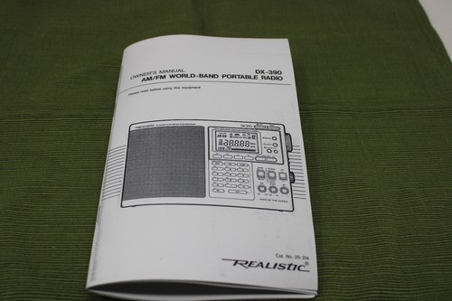 Radio shack realistic 390 - realistic, dx-390