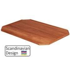 Tavolo rettangolare per barca in teak liscio 420x620/480x770/610x900 mm yacht marino camper