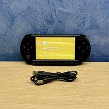 PSP Portatile E-1004 Street Sony Portable Nera + Cavo Ricarica E Scheda Memoria