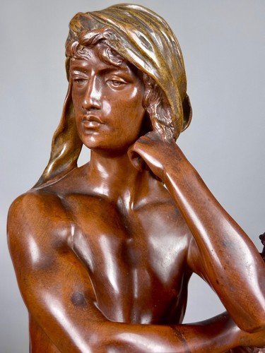 Antico grande bronzo ritratto - antico,