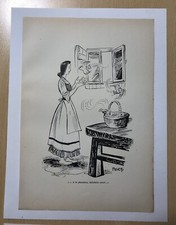 tavole  vintage rara  Vinicio Berti anni 50'