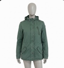 Parka Bambina Verde Militare