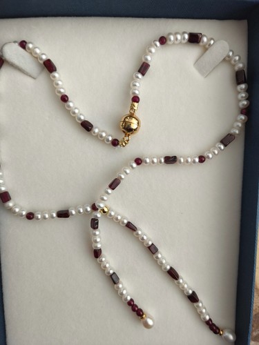 Collana perle coltivate e - collana,