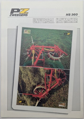 Brochure originale zweegers - brochure,