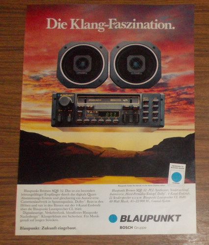 Rara pubblicità blaupunkt - rara,