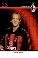 Cartolina calcio AC Milan