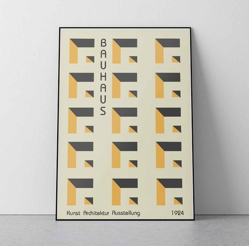 Poster design vintage bauhaus - poster,