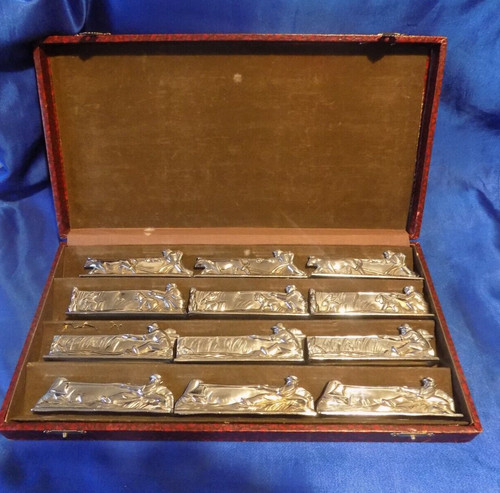 Piatto francese argento set - piatto,