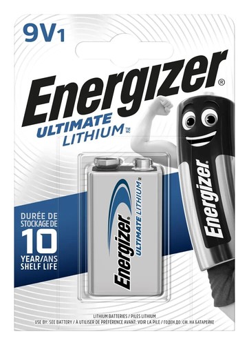 Batteria litio l522 - 9v,