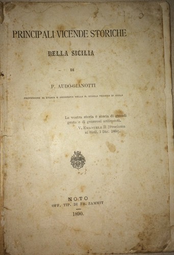 Antica storia siciliana - antica,