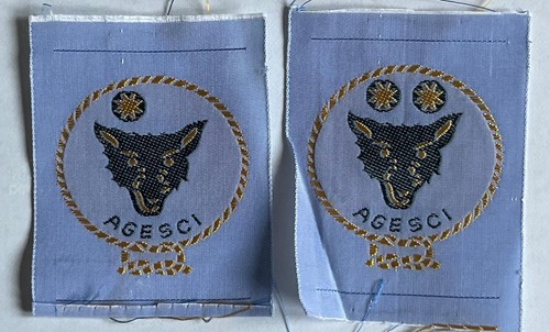Scout agesci due distintivi - distintivi, di