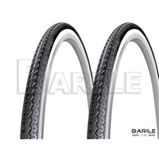 2 Copertone / Pneumatico Bici 28" - 700 x 35 BIANCO / NERO - MICHELIN WORLD TOUR