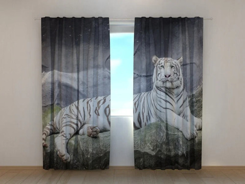 Tende tigre bianca roccia - tende, su