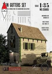 Diorama rain gutters - rt-diorama, 1/35