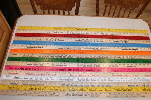 Lotto yardstick legno - 16,