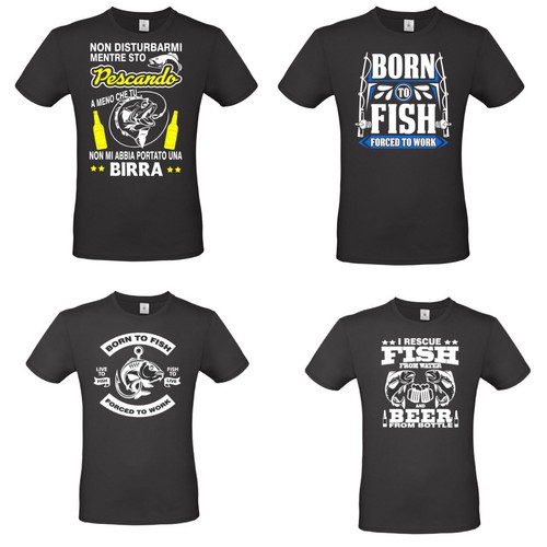 Shirt divertente pescatore - t-shirt,