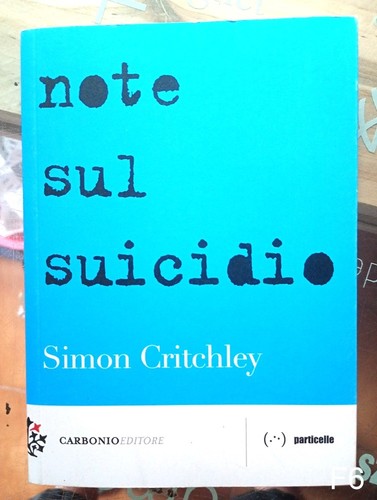 Note sul suicidio critchley - sul,