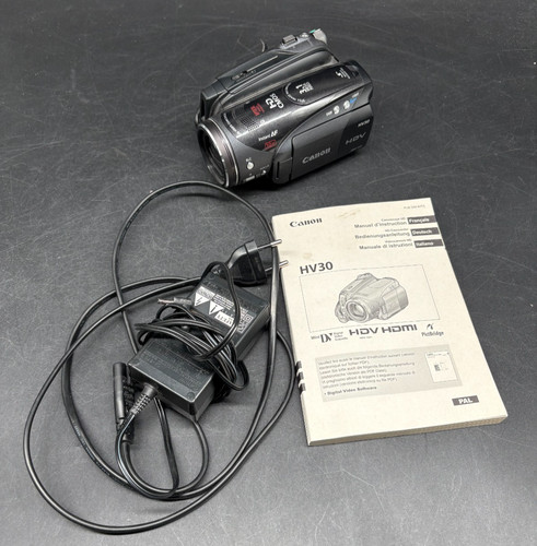 Canon hv30 pal videocamera - pal,