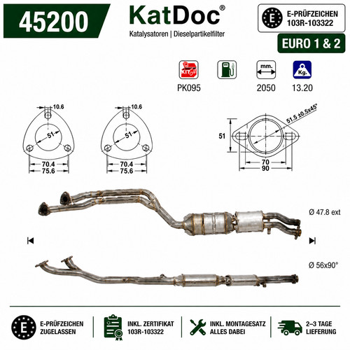 Catalizzatore per bmw - catalizzatore,