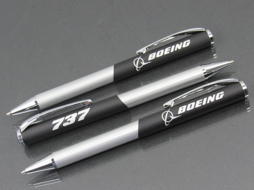 Boeing 737 metal - 737, pens