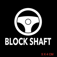 4X Adesivo BLOCK SHAFT allarm
