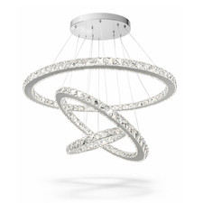 Lampadario di cristallo con 3