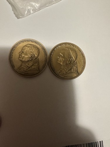 Medaglia bronzo papa giovanni - medaglia,