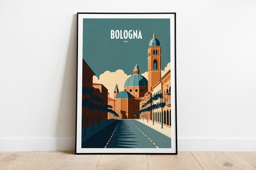Bologna italy travel - italy, print