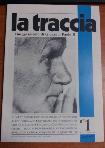 Rivista traccia - rivista, la