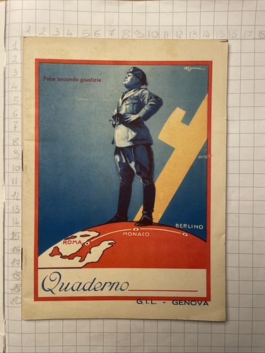 Quaderno fascista pace secondo - quaderno,