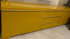 IKEA BESTA BURS mustard yellow
