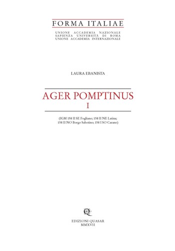 Ager pomptinus igm 158 ii - i., (igm