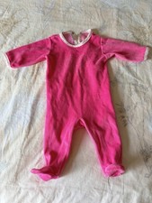 Petit bateau pink velour - bateau,