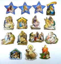 Sacra Famiglia con Magnete Mini Natività Lavoretti Scuola - Modello a Scelta