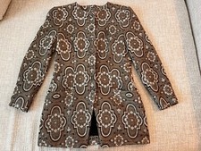 Giacca blazer jacquard motivo oro grigio GIORGIO ARMANI originale tg 6