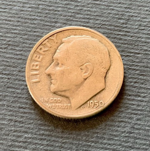 Usa one dime 1950 argento - usa,