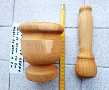 Mortaio in legno pregiato