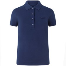 LACOSTE - Polo blu per donna