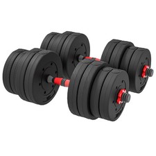 Homcom set dischi pesi - set, 16