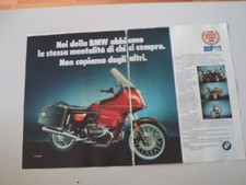 advertising Pubblicità 1982 MOTO BMW R100 R 100 RT