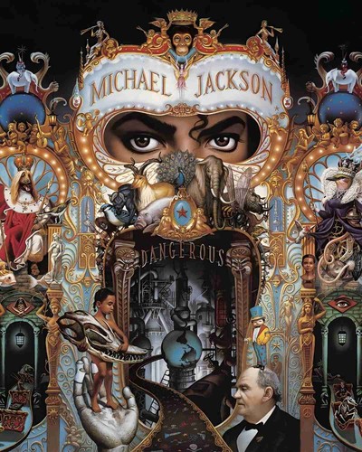 Poster album michael - michael, jackson