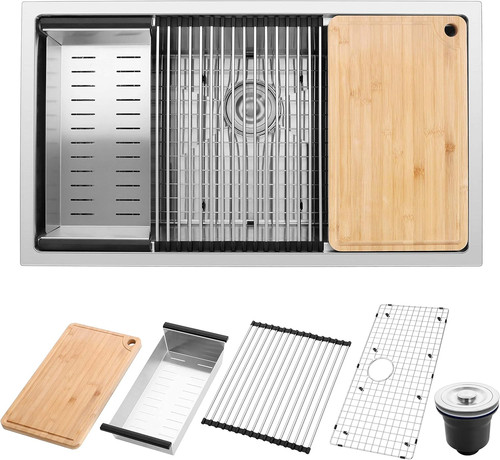 Lavello cucina sottopiano - sottopiano, 33"