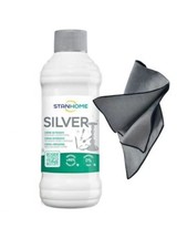 STANHOME SILVER Crema Pulente E Lucidante Argento Crono e Silver Plate + Panno 
