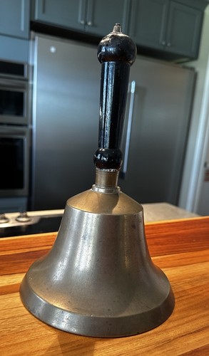 Grande antica campana mano - antica,