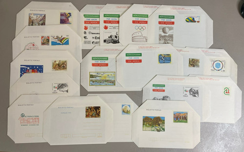 Italia anni aerogrammi - italia, e