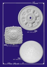 rosone bianco in gesso