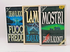 Dean Koontz - 3 Libri Prime Edizioni Mostri Lampi Fuoco Freddo Sperling Kupfer
