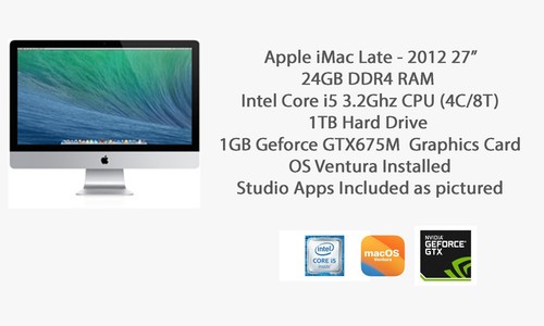 Apple imac 2012 core - 27,